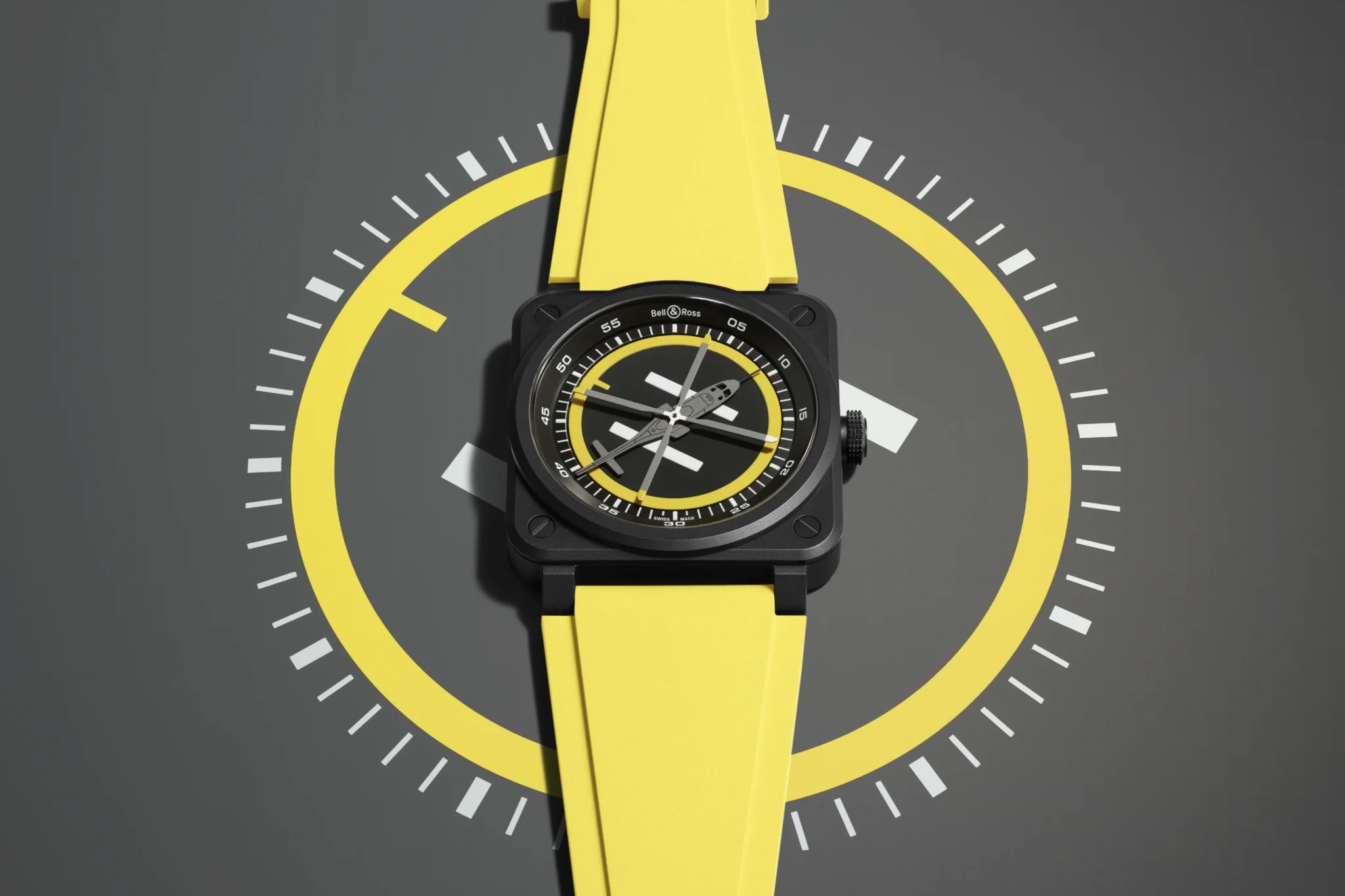 Bell & Ross BR-03 Helipad BR03A-HE-CE/SRB